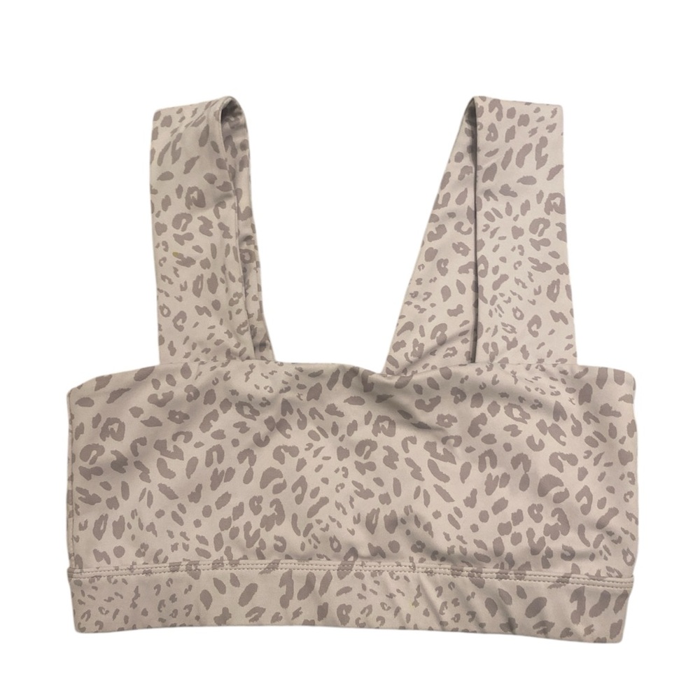 Allfenix leopard print sports bra size small